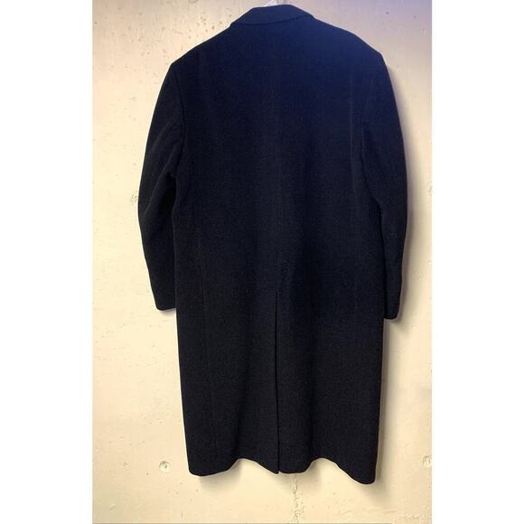 Cashmere Men’s Long Coat Italy Pencil Color XL Old Money Plus Size - Picture 4 of 9